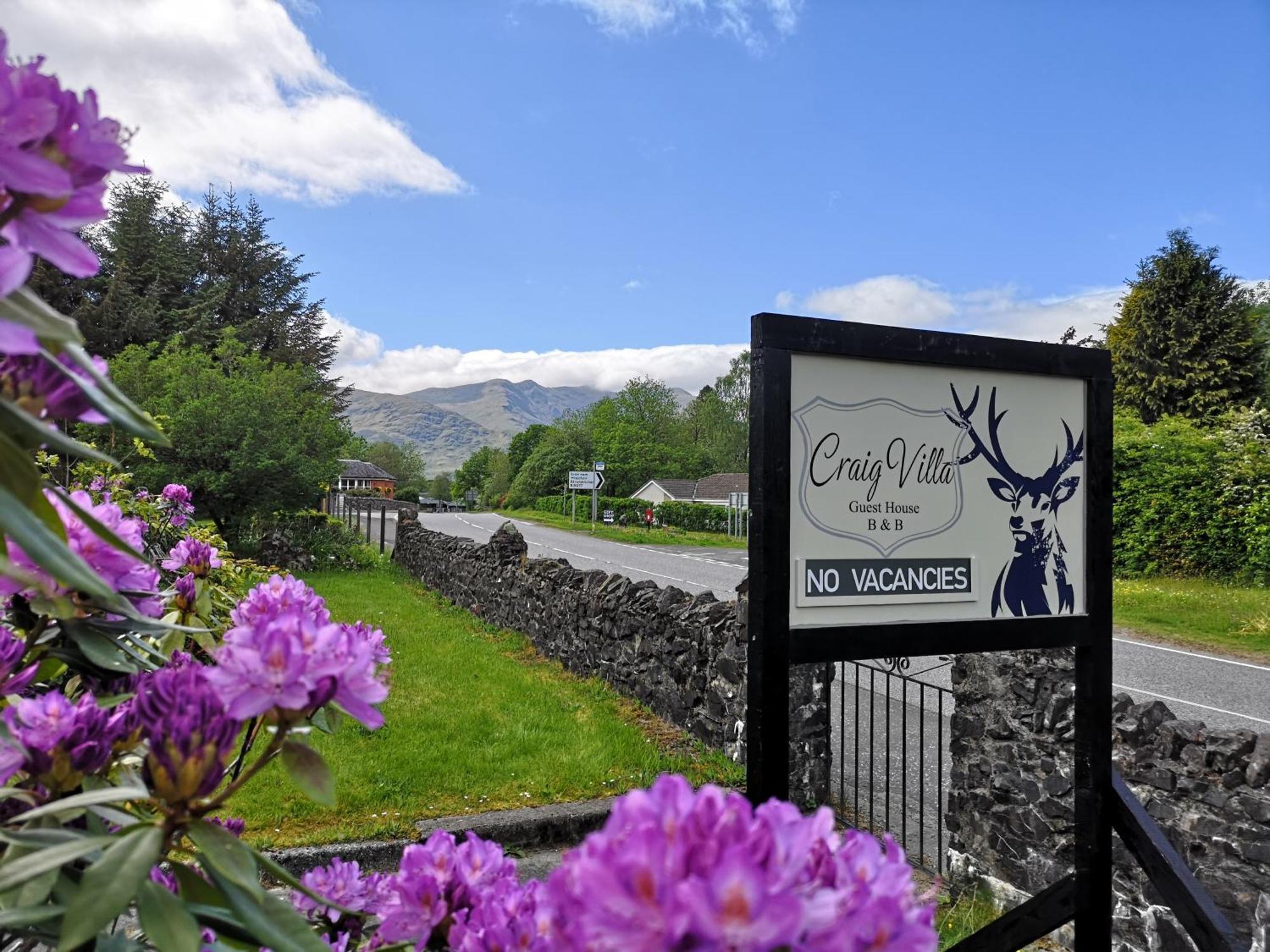 Craig Villa Guest House Dalmally Exterior foto